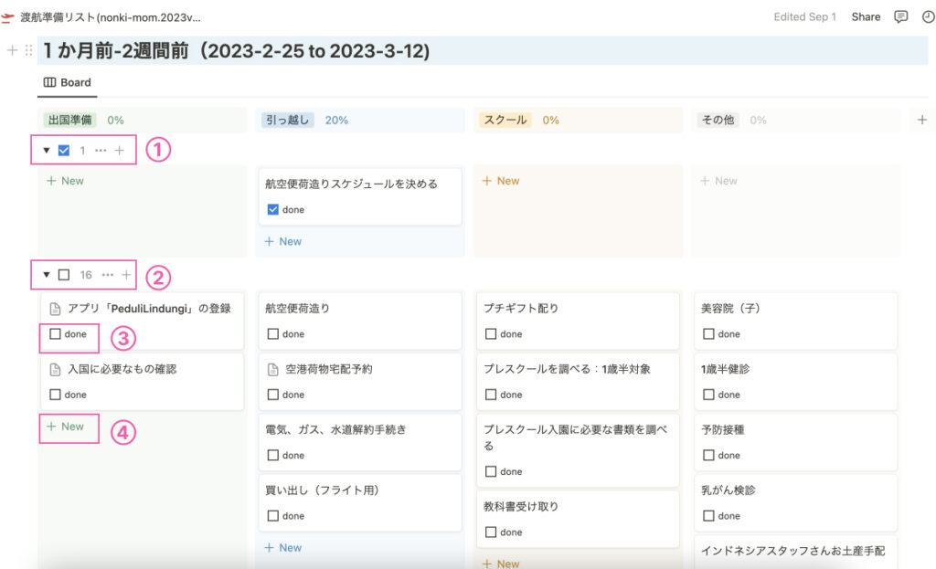 notion-タスクの完了/未完了を管理する方法