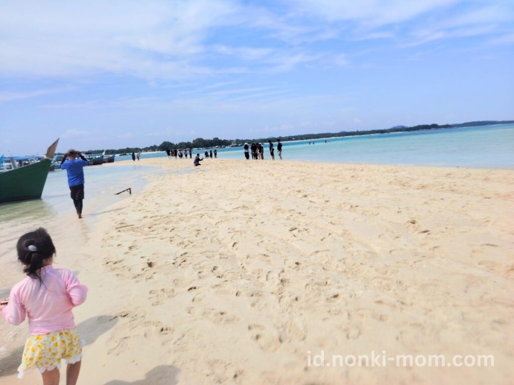 子連れBelitung(ブリトゥン)島- Pulau Pasir