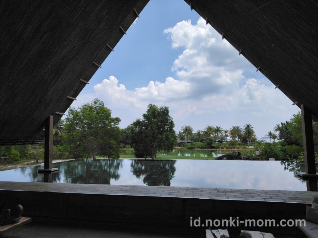 子連れBelitung(ブリトゥン)島-Sheraton Belitung Resortの入り口