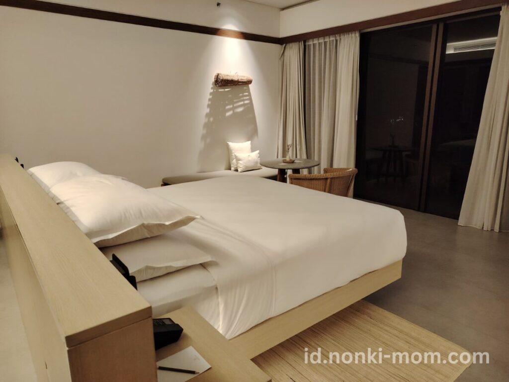 子連れBelitung(ブリトゥン)島-Island suiteのベッドルーム