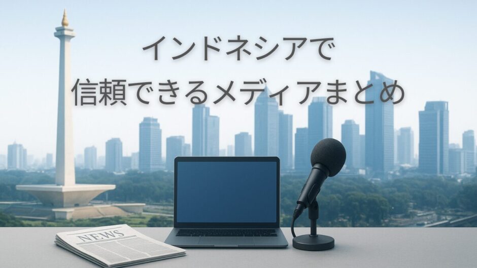 インドネシアで信頼できるメディアは？情報収集の時に使いたいソースまとめ