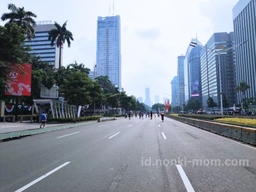 カーフリーデーの様子-ジャカルタの車生活で知っておくといいかもしれない交通事情
