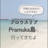 【子連れお出かけ】プロウスリブのPramuka（プラムカ）島日帰りツアーに行ってきたよ